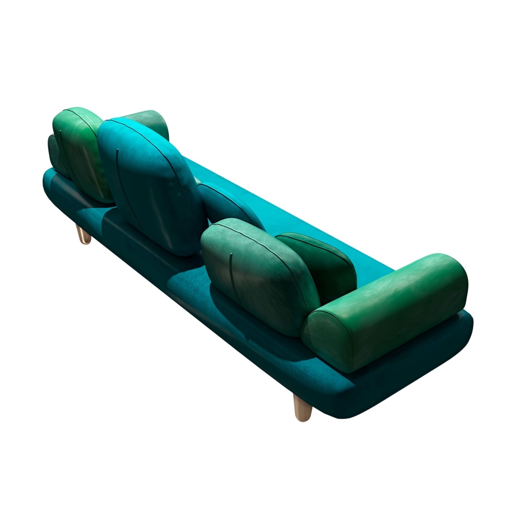 Scarlet Splendour Divano Forest cm. 250x88