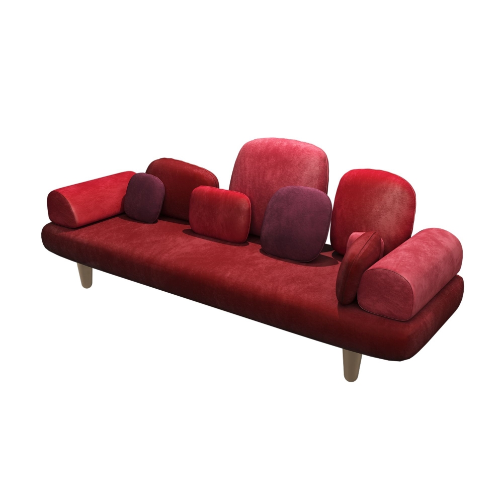 Scarlet Splendour Divano Forest cm. 250x88