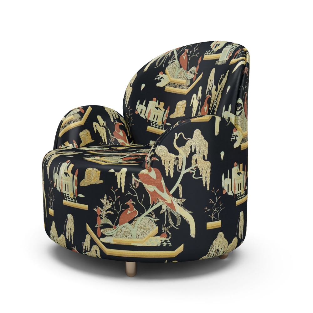 Scarlet Splendour Poltrona Strings