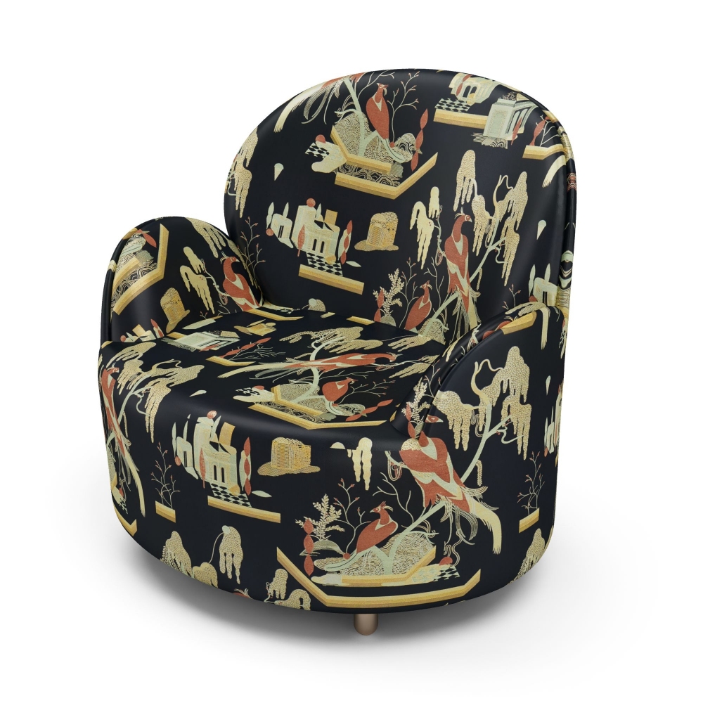 Scarlet Splendour Poltrona Strings