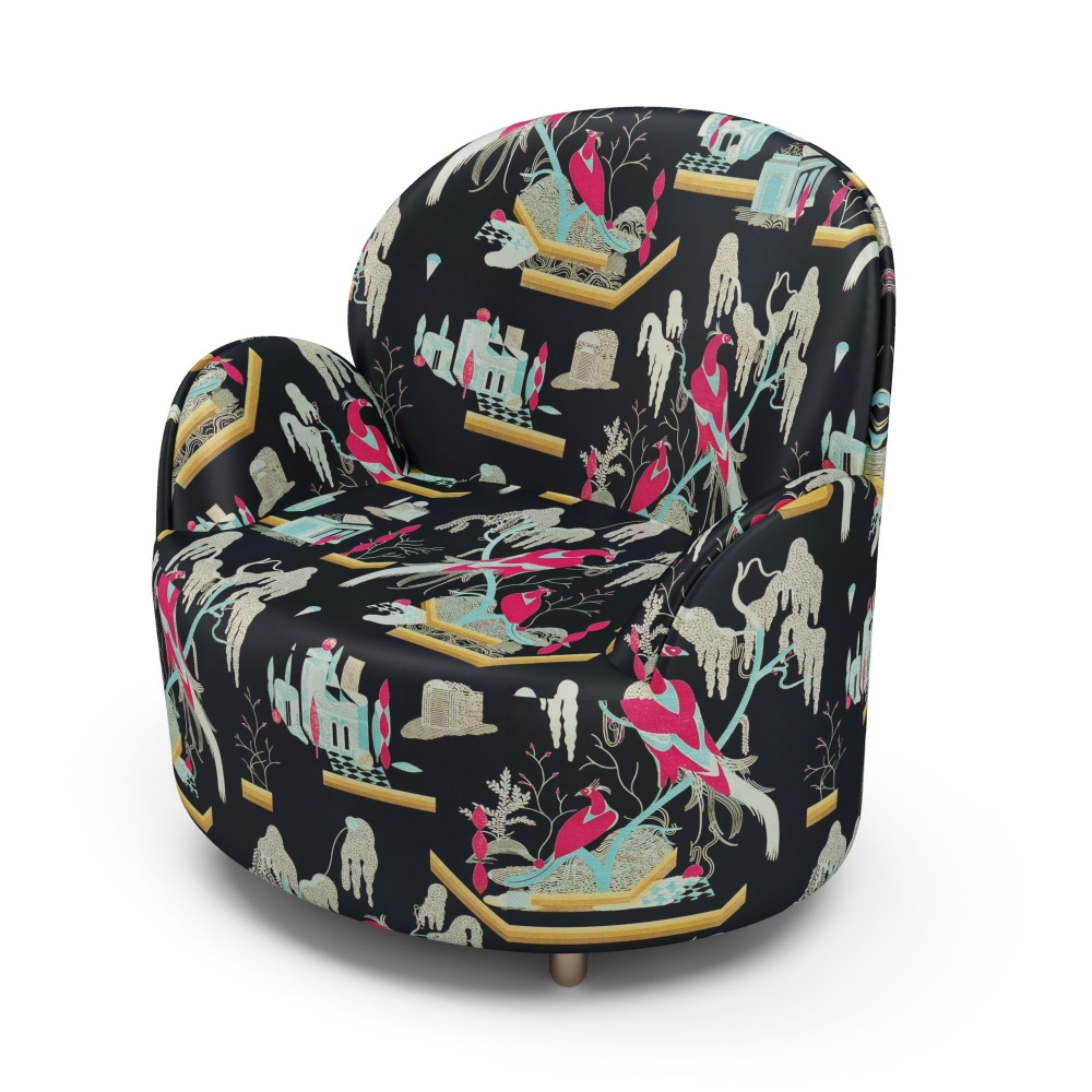 Scarlet Splendour Poltrona Strings