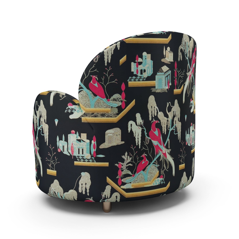 Scarlet Splendour Poltrona Strings