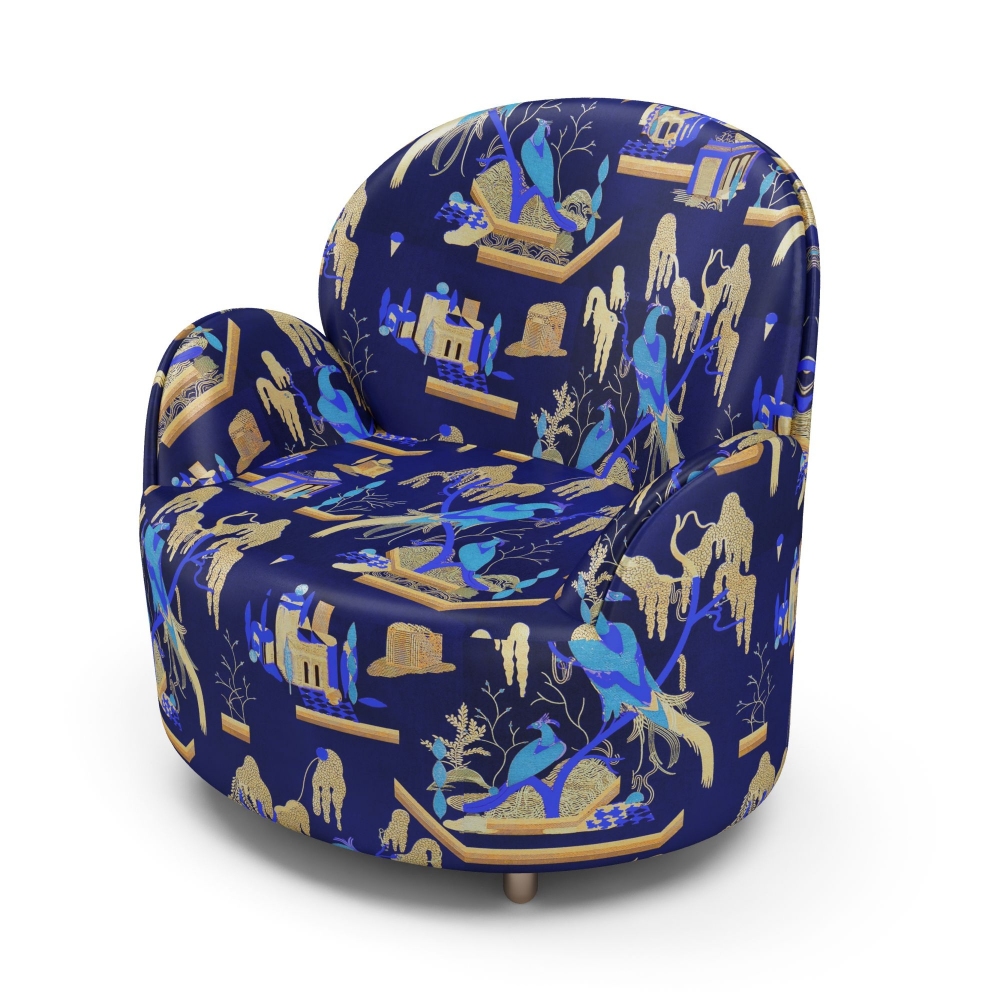 Scarlet Splendour Poltrona Strings