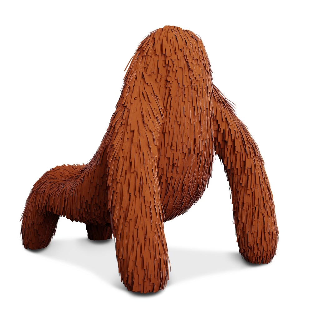 Scarlet Splendour Gorilla Chair -...