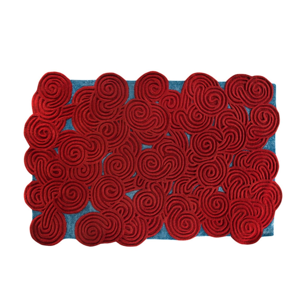 Scarlet Splendour Karesansui Rug