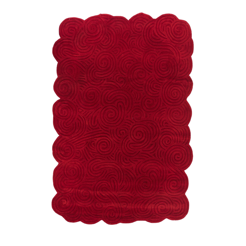 Scarlet Splendour Tappeto rettangolare Karesansui cm. 200x300