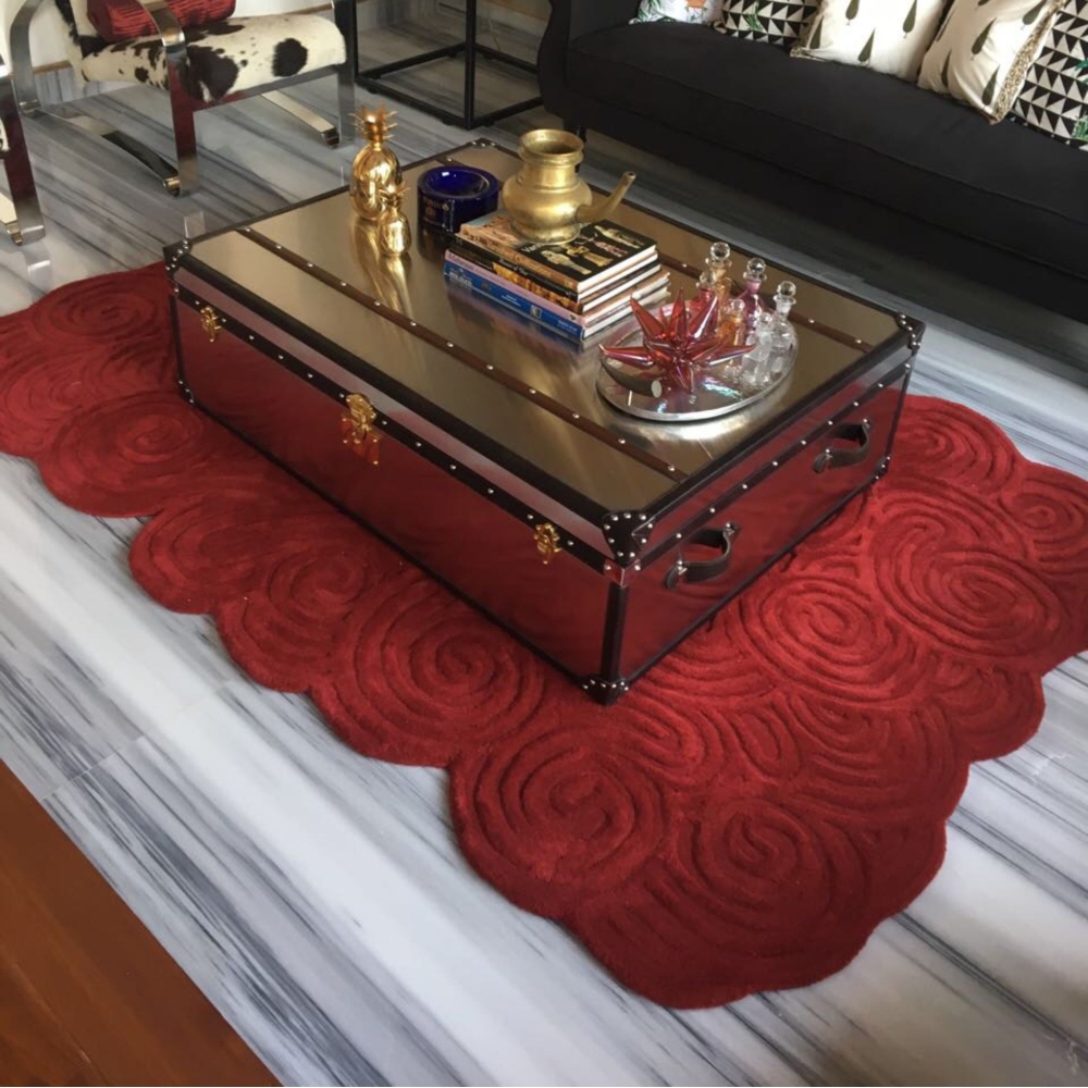 Scarlet Splendour Tappeto rettangolare Karesansui cm. 200x300