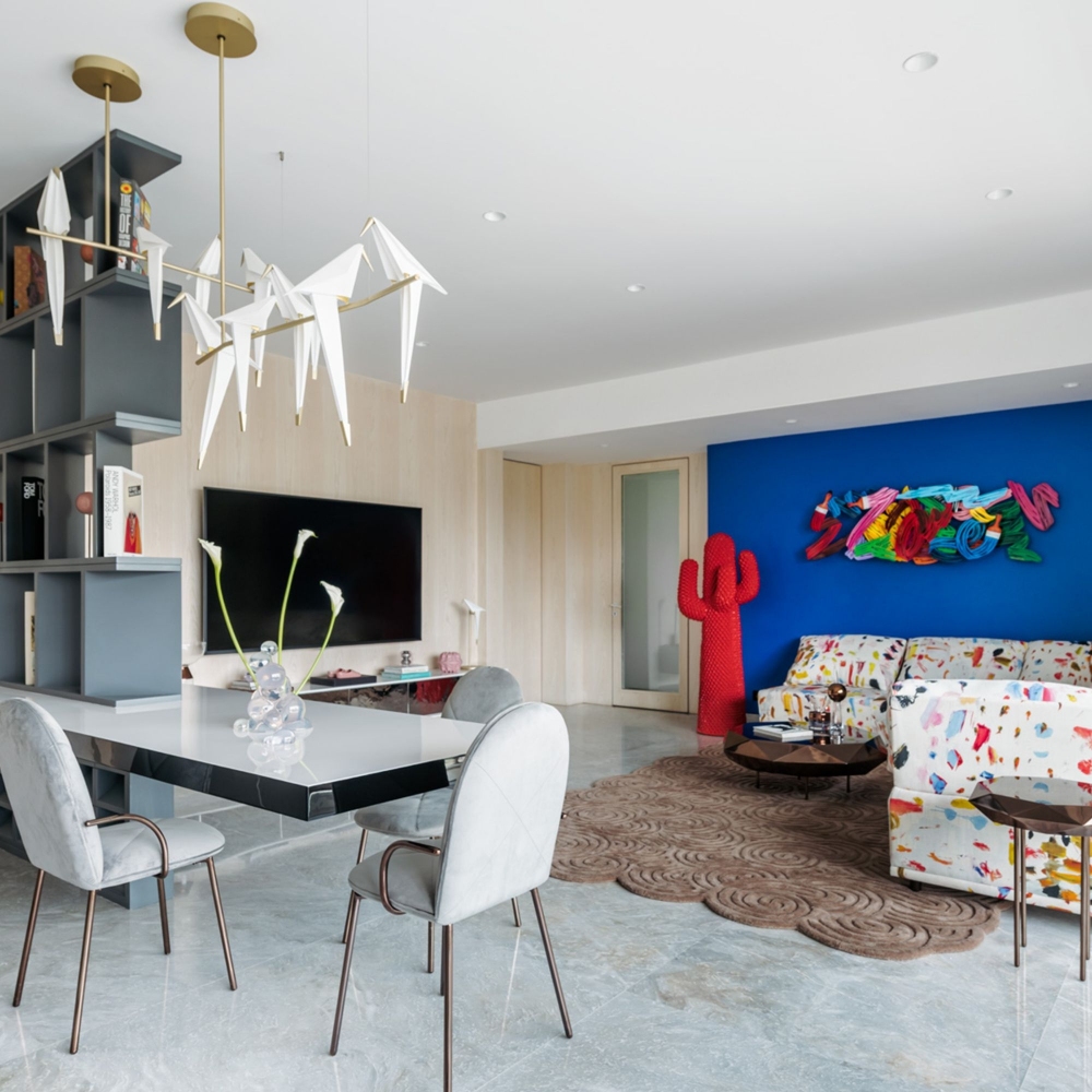 Scarlet Splendour Tappeto rettangolare Karesansui cm. 200x300