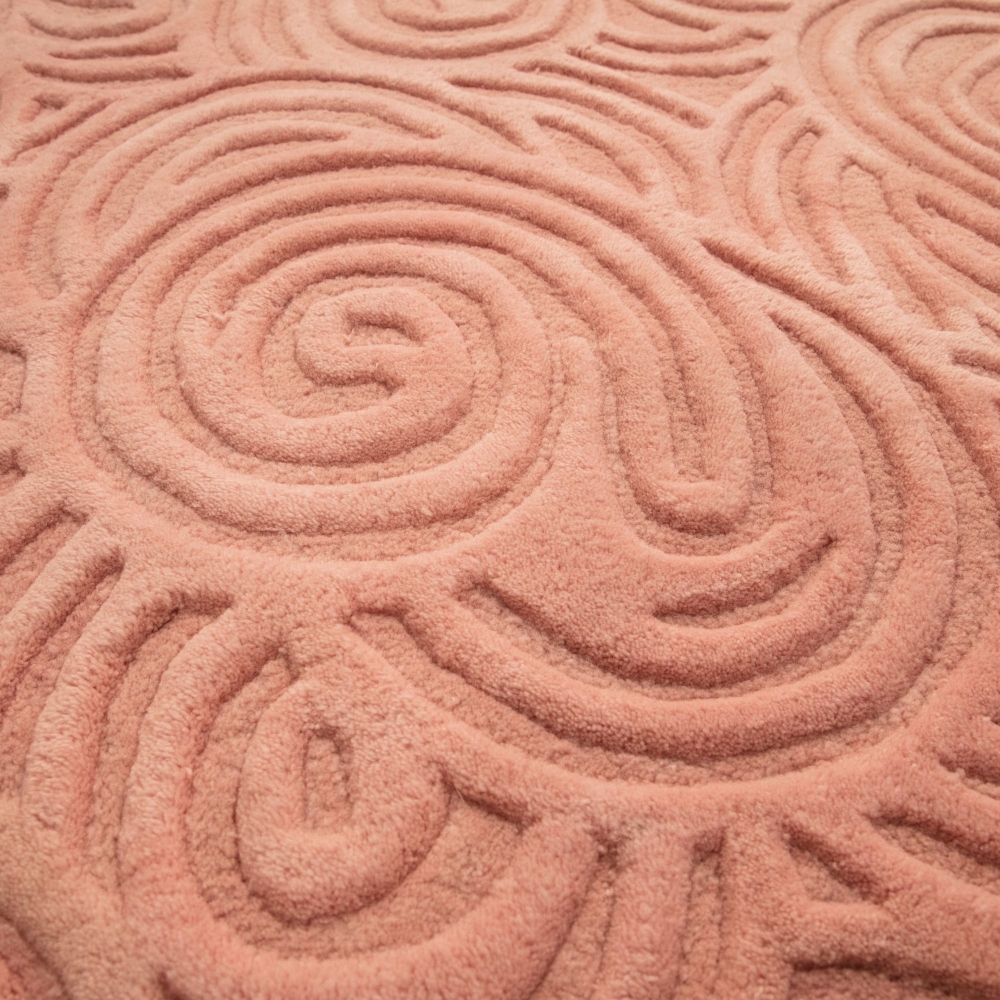 Scarlet Splendour Tappeto rotondo Karesansui cm. 200