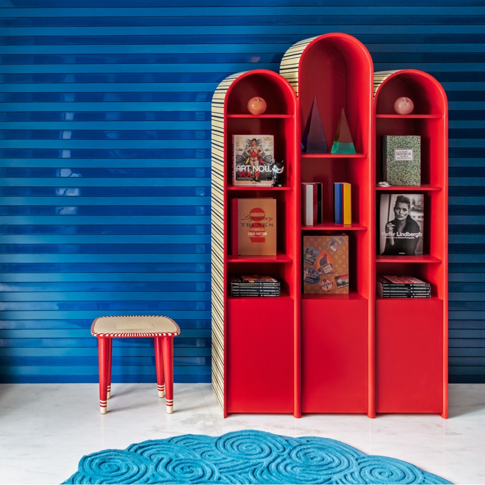 Scarlet Splendour Tappeto rotondo Karesansui cm. 200