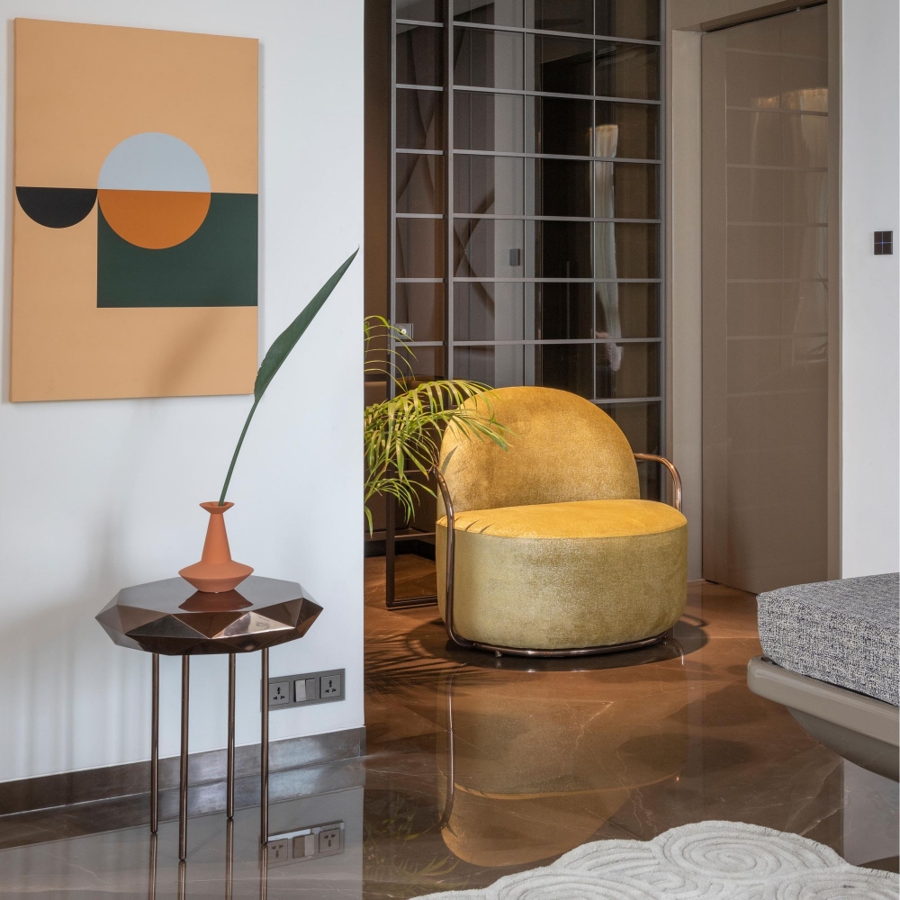 Scarlet Splendour Sedia lounge Orion - 88 Secrets collection