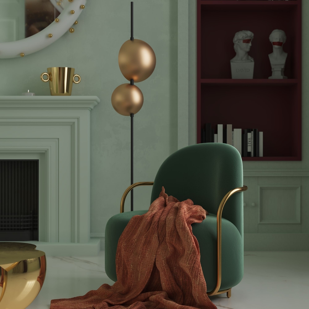 Scarlet Splendour Sedia lounge Orion - 88 Secrets collection