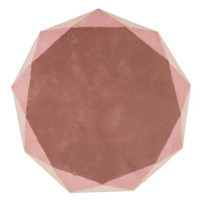 Scarlet Splendour Tappeto Stella cm. 236x233 - 88 Secrets collection