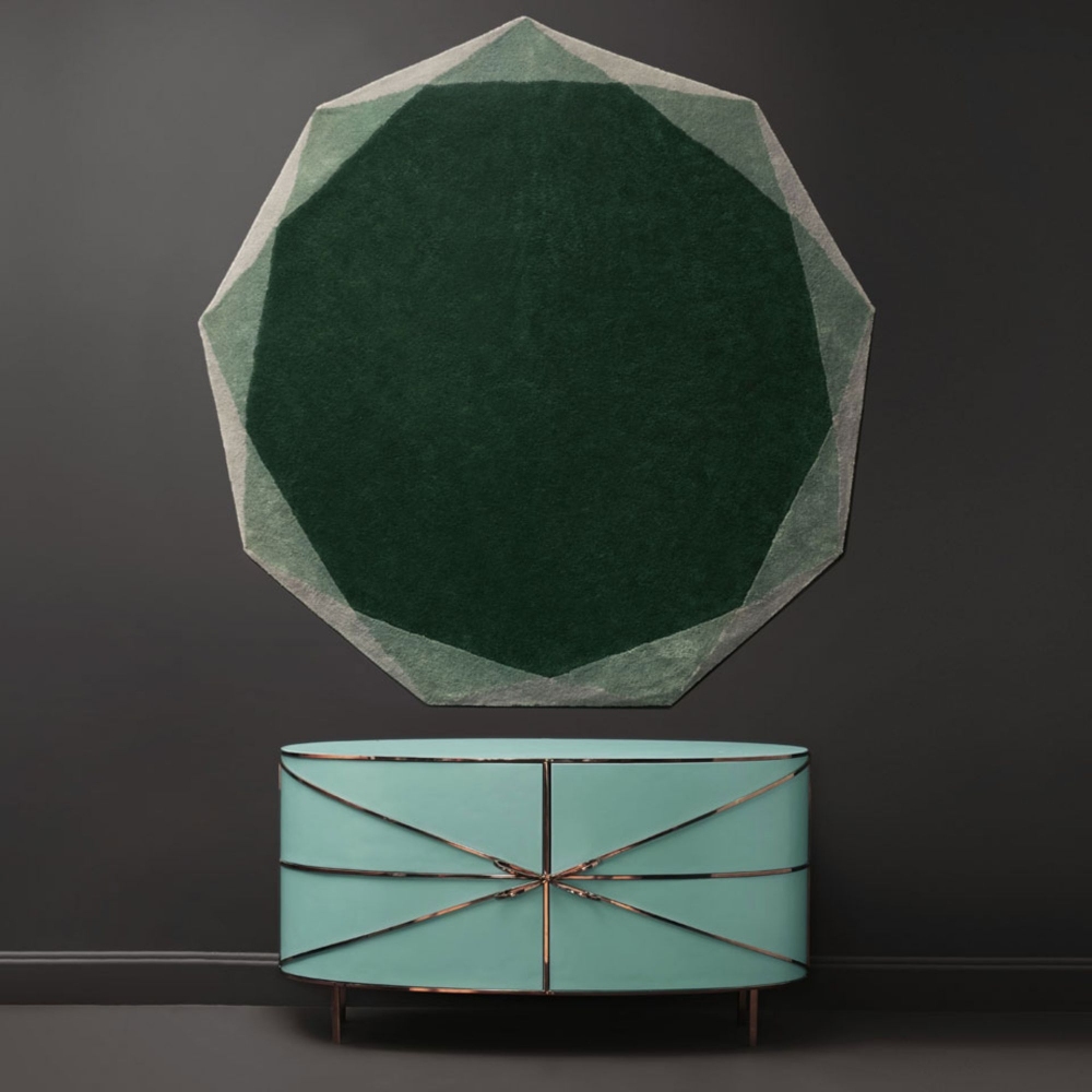 Scarlet Splendour Tappeto Stella cm. 236x233 - 88 Secrets collection