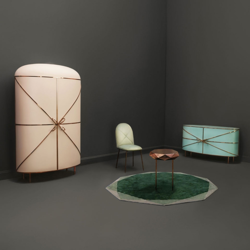 Scarlet Splendour Tappeto Stella cm. 236x233 - 88 Secrets collection