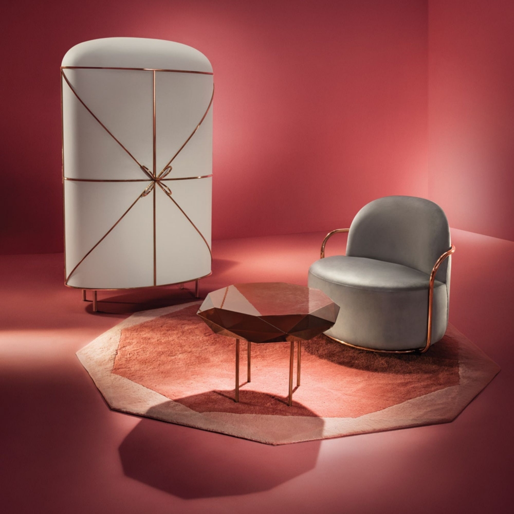 Scarlet Splendour Tappeto Stella cm. 236x233 - 88 Secrets collection