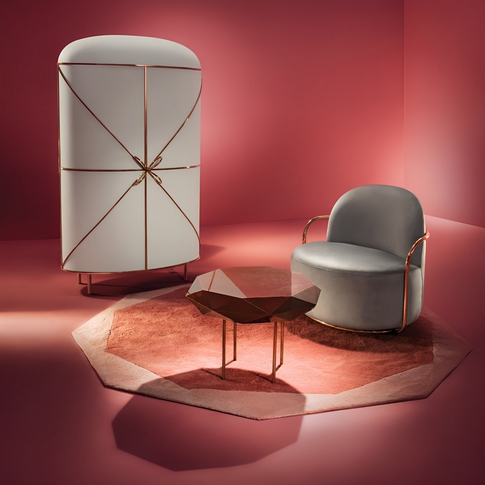 Scarlet Splendour Stella Coffee Table Medium - 88 Secrets collection