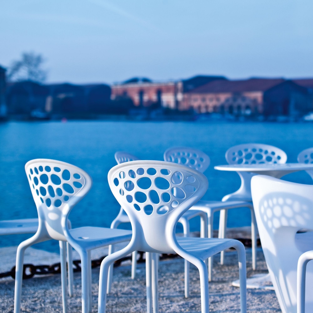 Moroso Sedia con schienale forato Supernatural