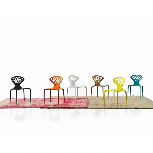 Moroso Sedia con schienale forato Supernatural