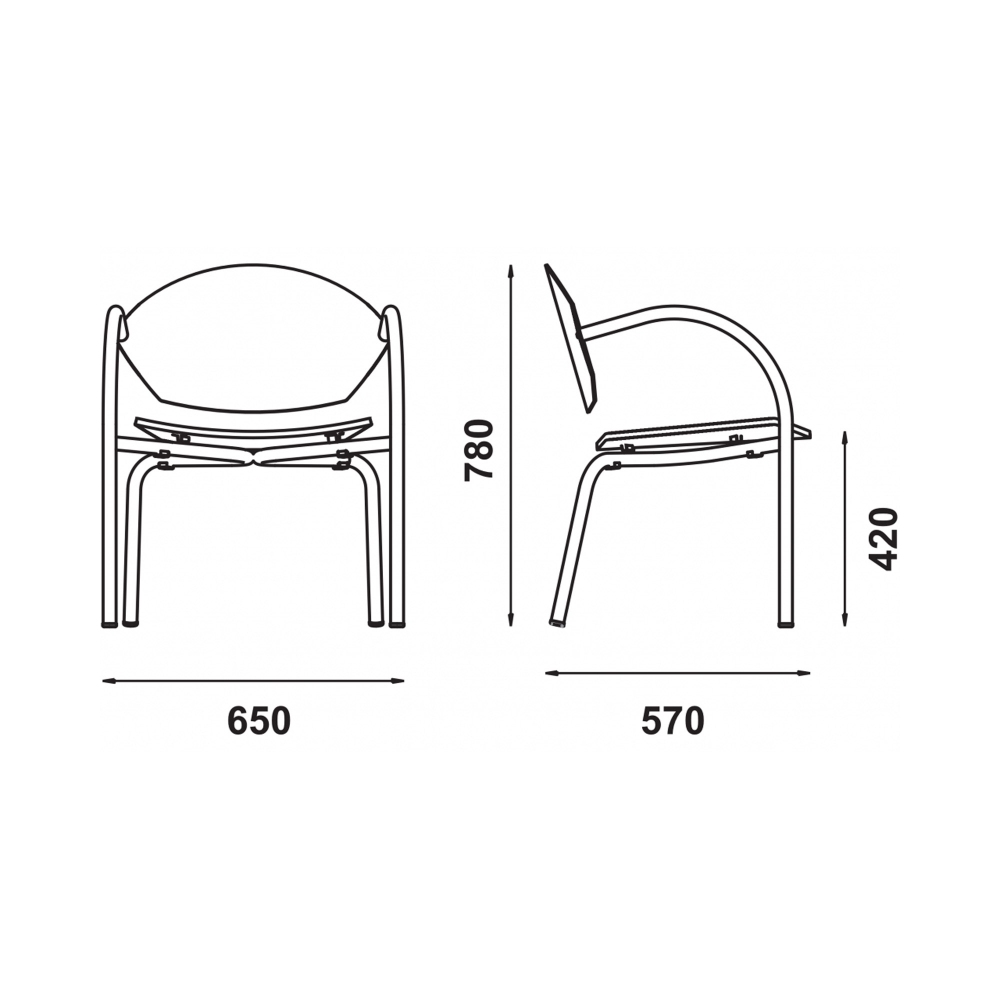 Adico Capa Lounge outdoor Armchair