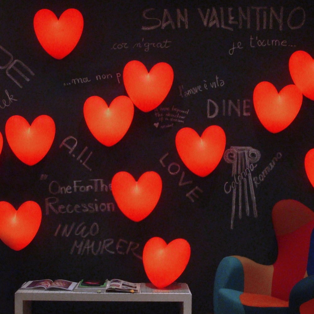 Slide Lampada da parete Love