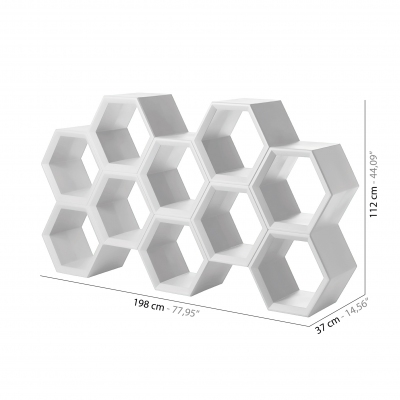 Slide Hexa Bookcase 2