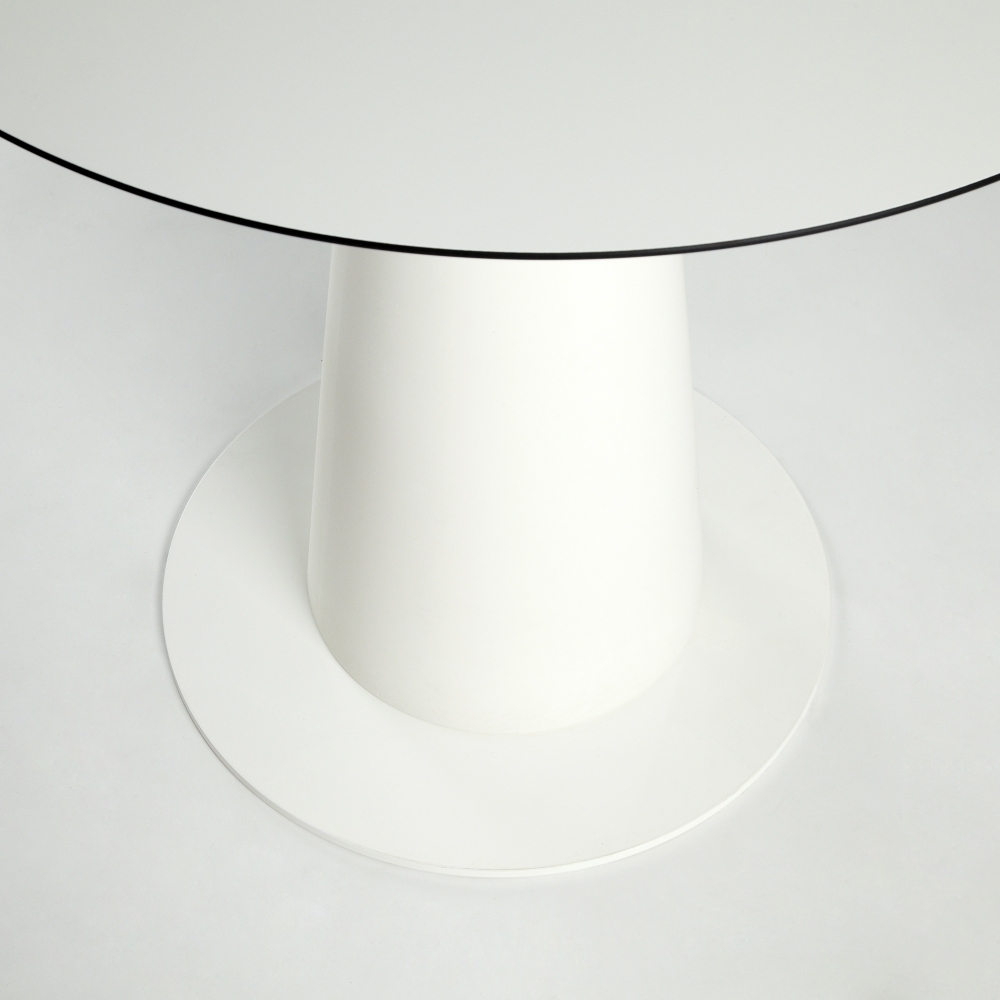 Slide Hoplà Table D 100 cm with base