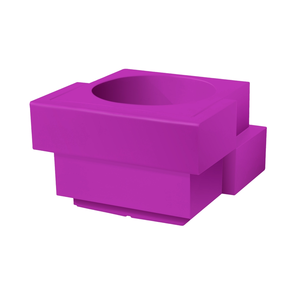 Slide Cubic Yo Vase with wheels
