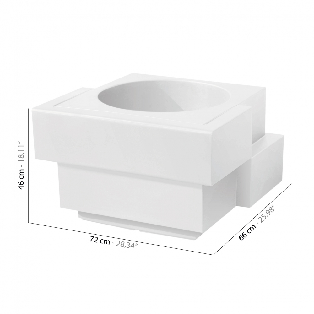 Slide Vaso Cubic Yo con ruote