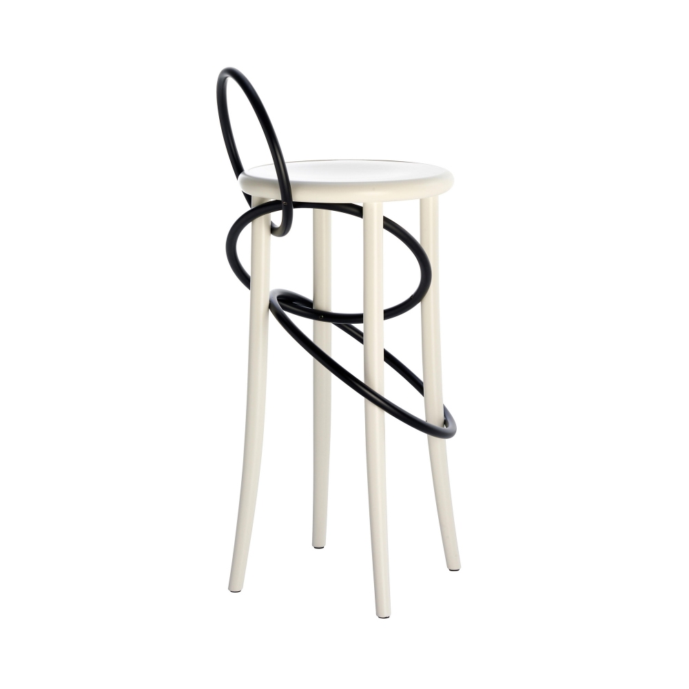 Wiener GTV Design Cirque Stool with backrest