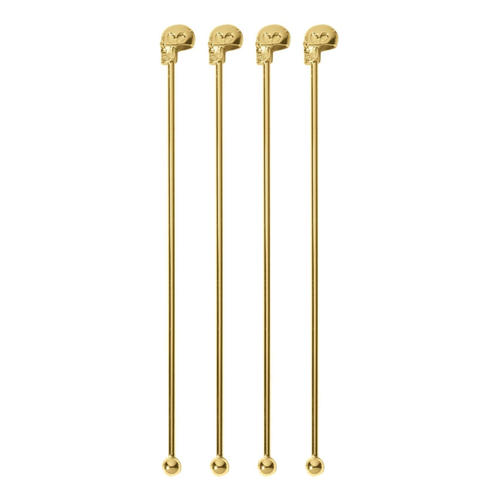 Paderno Set 4 Skull Cocktail Scoops...