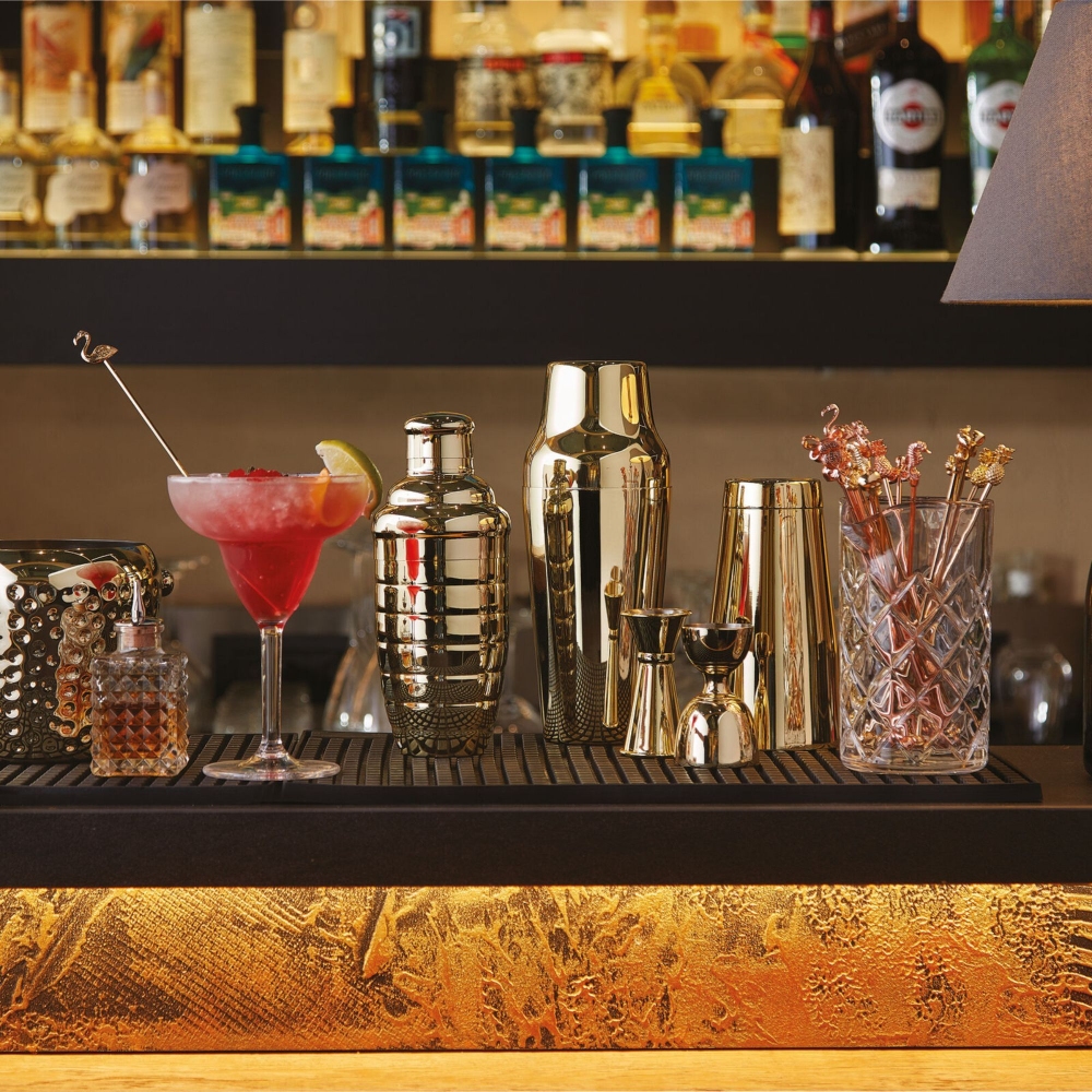 Paderno Set 4 palette per cocktail teschio cm. 18,5