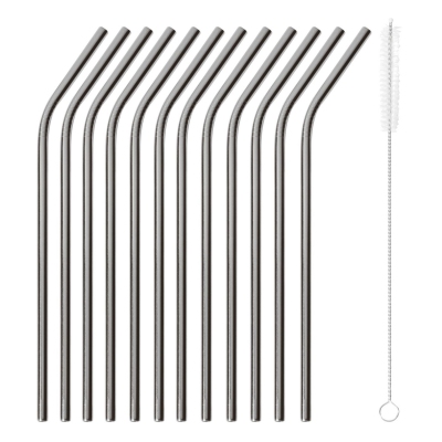 Paderno 12 Straws + Brush