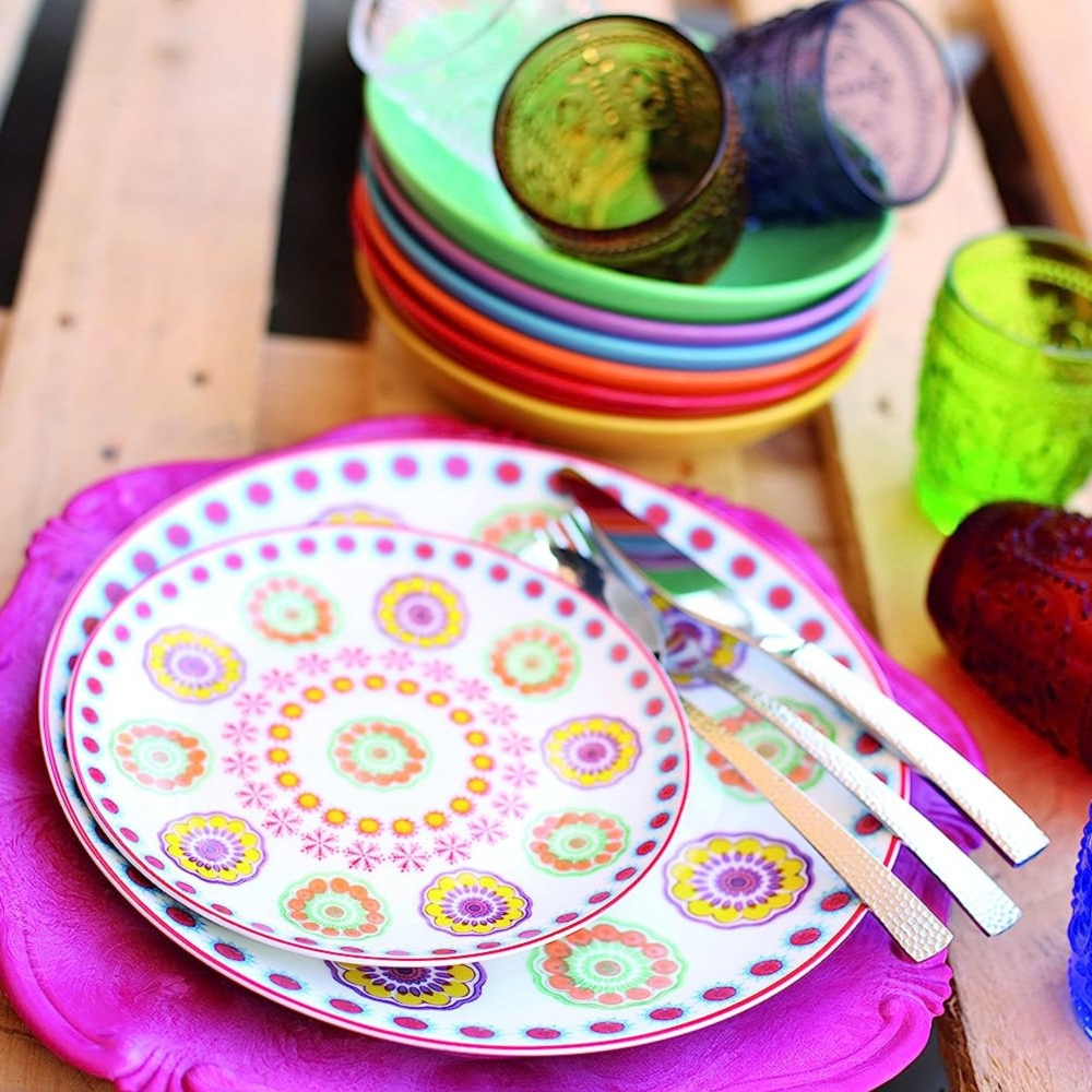 Villa D'Este Home Tivoli 18 Hippy Plates