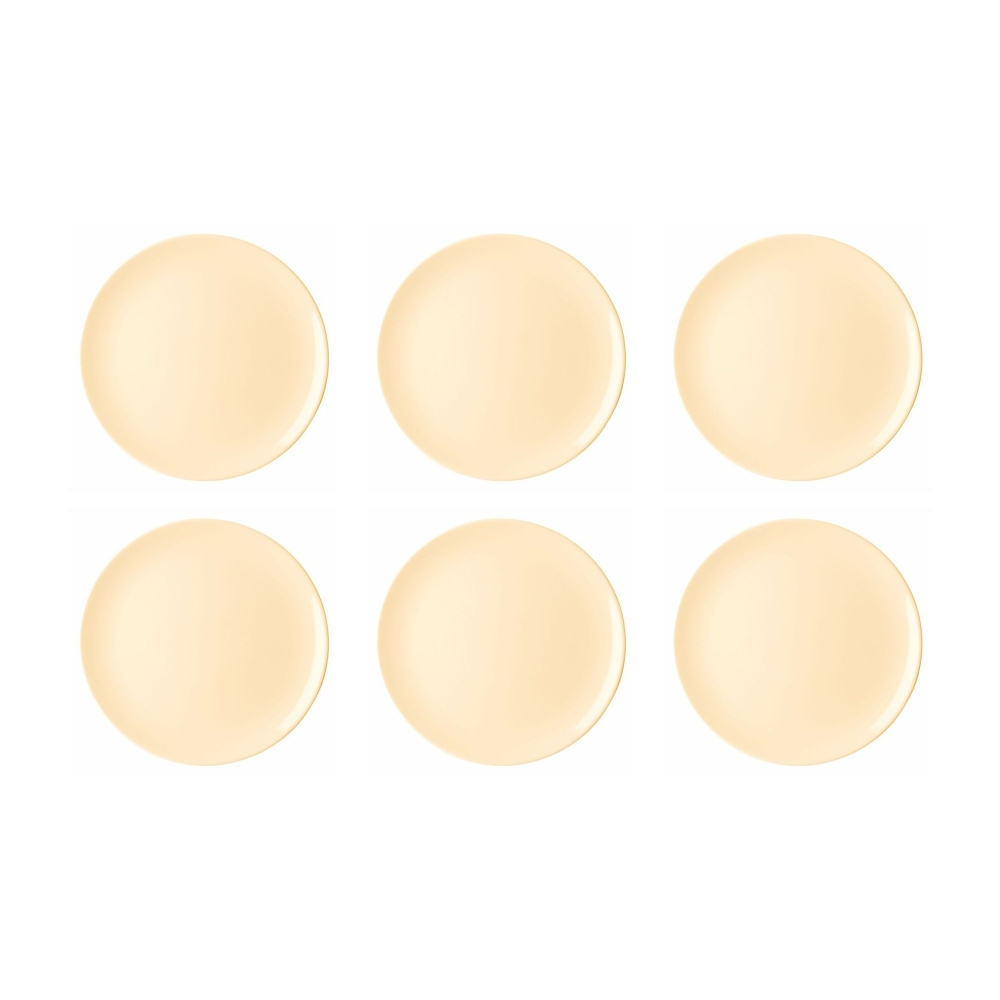 Excelsa 6 Trendy Crema fruit Plates