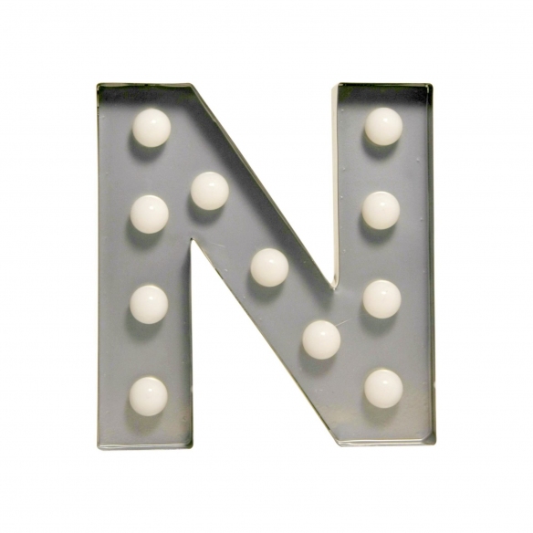 Pusher Lettera N Luminosa Star Light