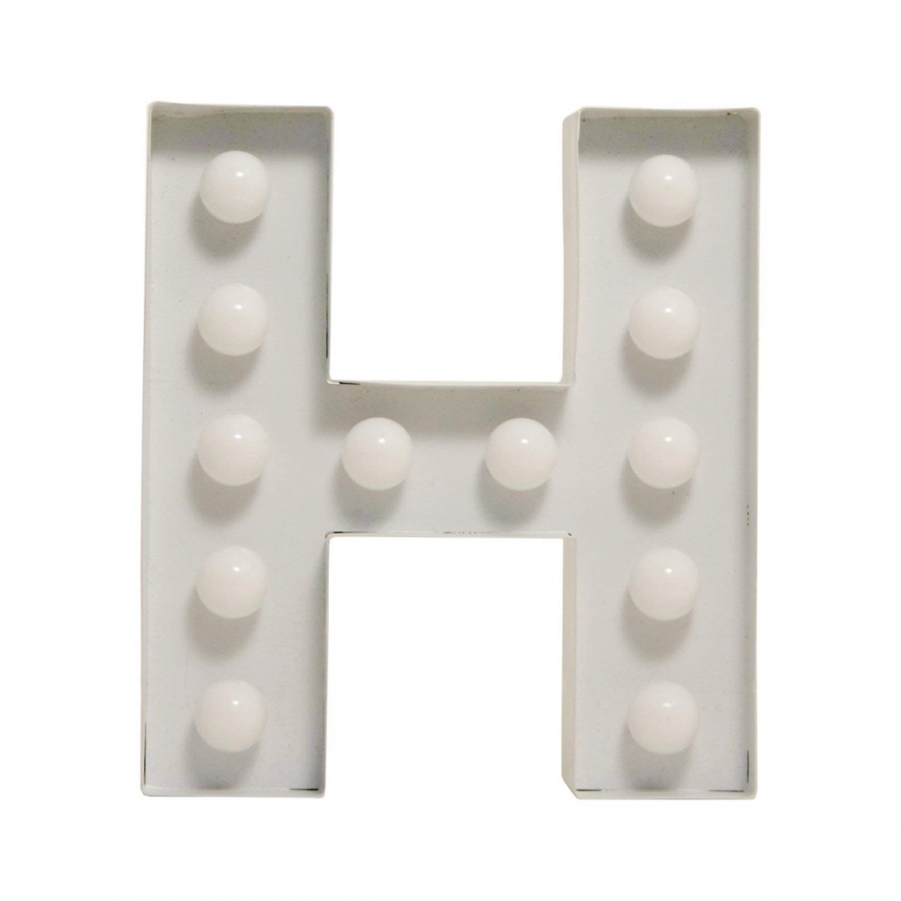 Pusher Star Light Letter H