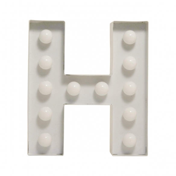 Pusher Lettera H Luminosa Star Light