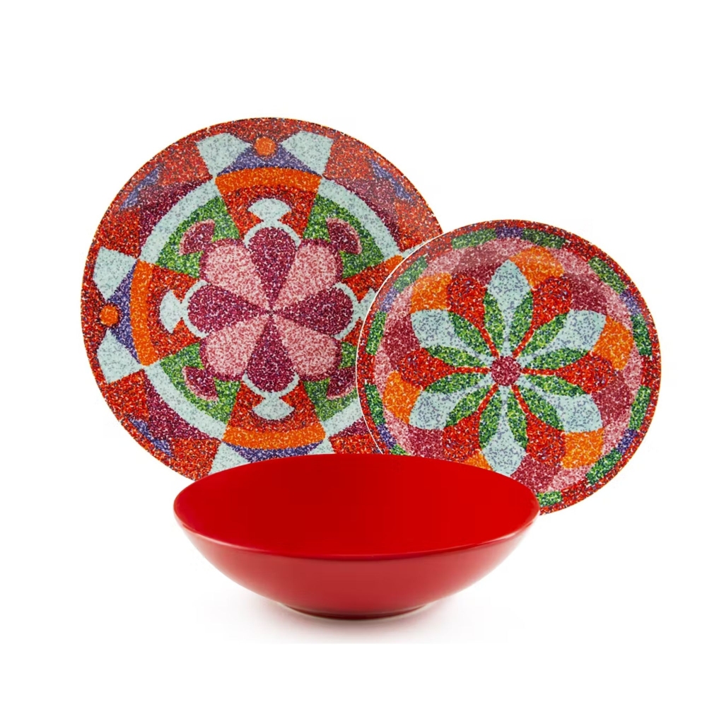 Excelsa Set of 18 Seurat Plates