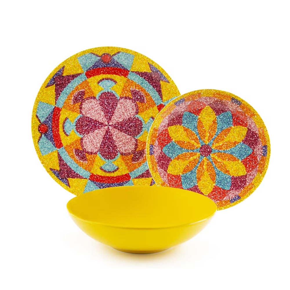 Excelsa Set of 18 Seurat Plates