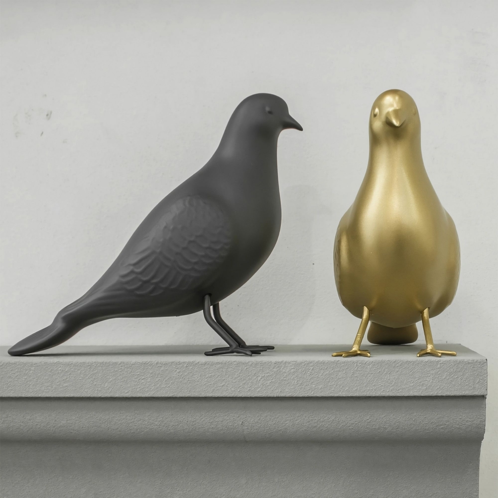 Sturm Milano Scultura Piccione Noncaga Metal