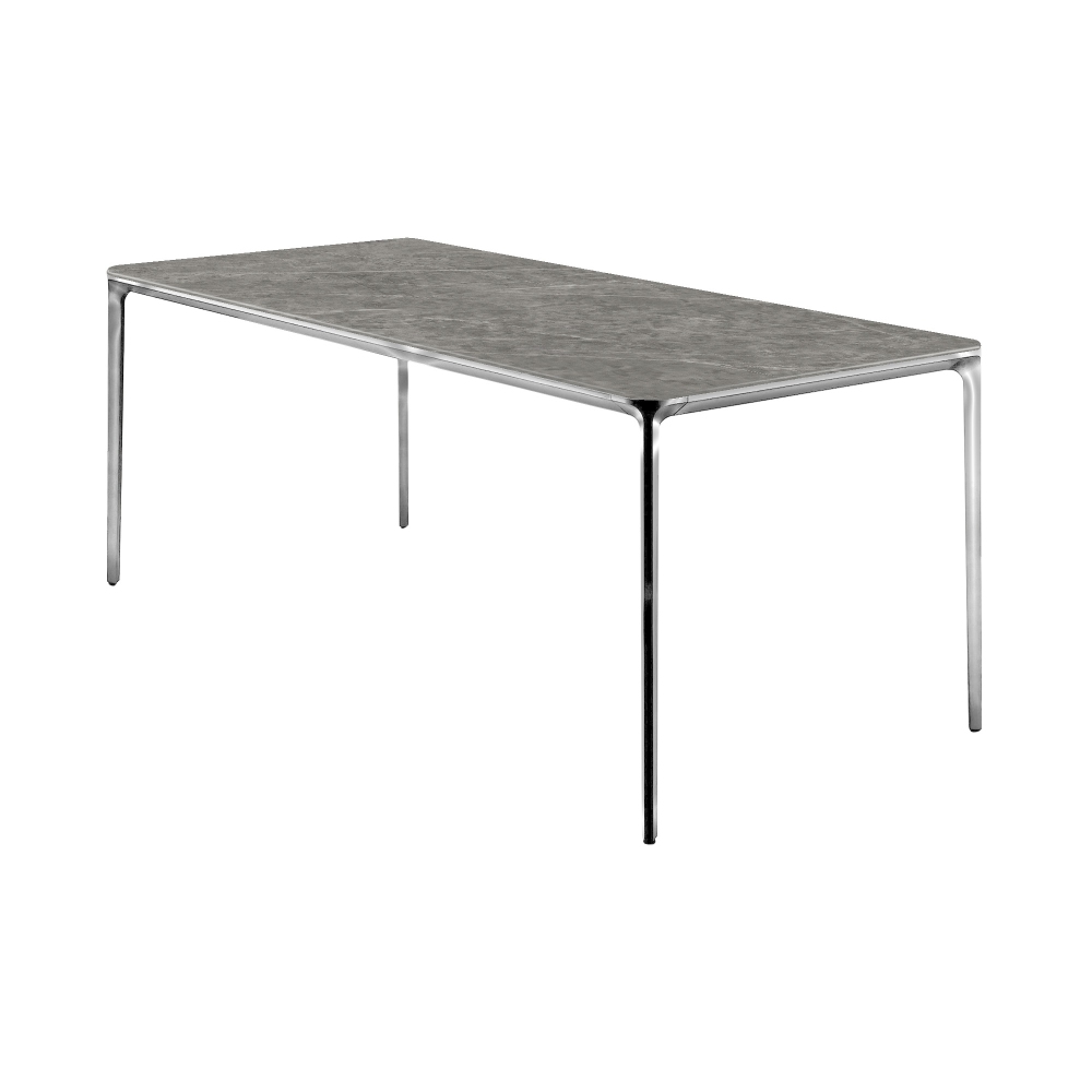 Sovet Slim Rectangular Table - Ceramic top