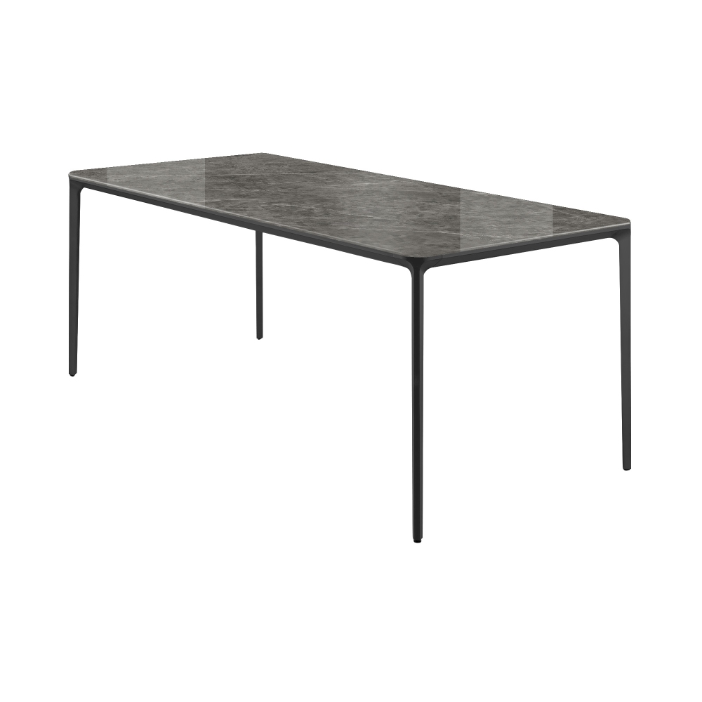 Sovet Slim Rectangular Table - Ceramic top