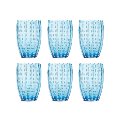 Zafferano 6 bicchieri Perle cl.32