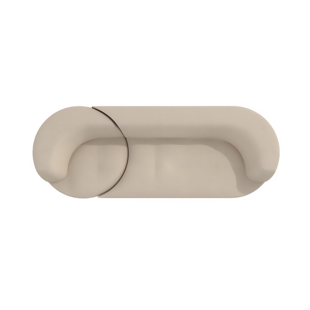 MyHome Collection Divano Bordone 110 UP - Poltrona girevole integrata a sinistra