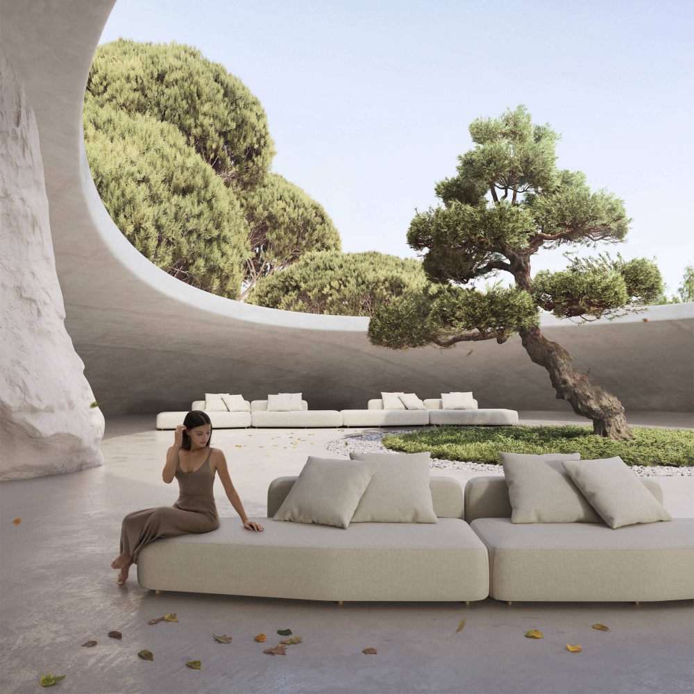 Gandia Blasco Mass modular outdoor Sofa - Composition 1