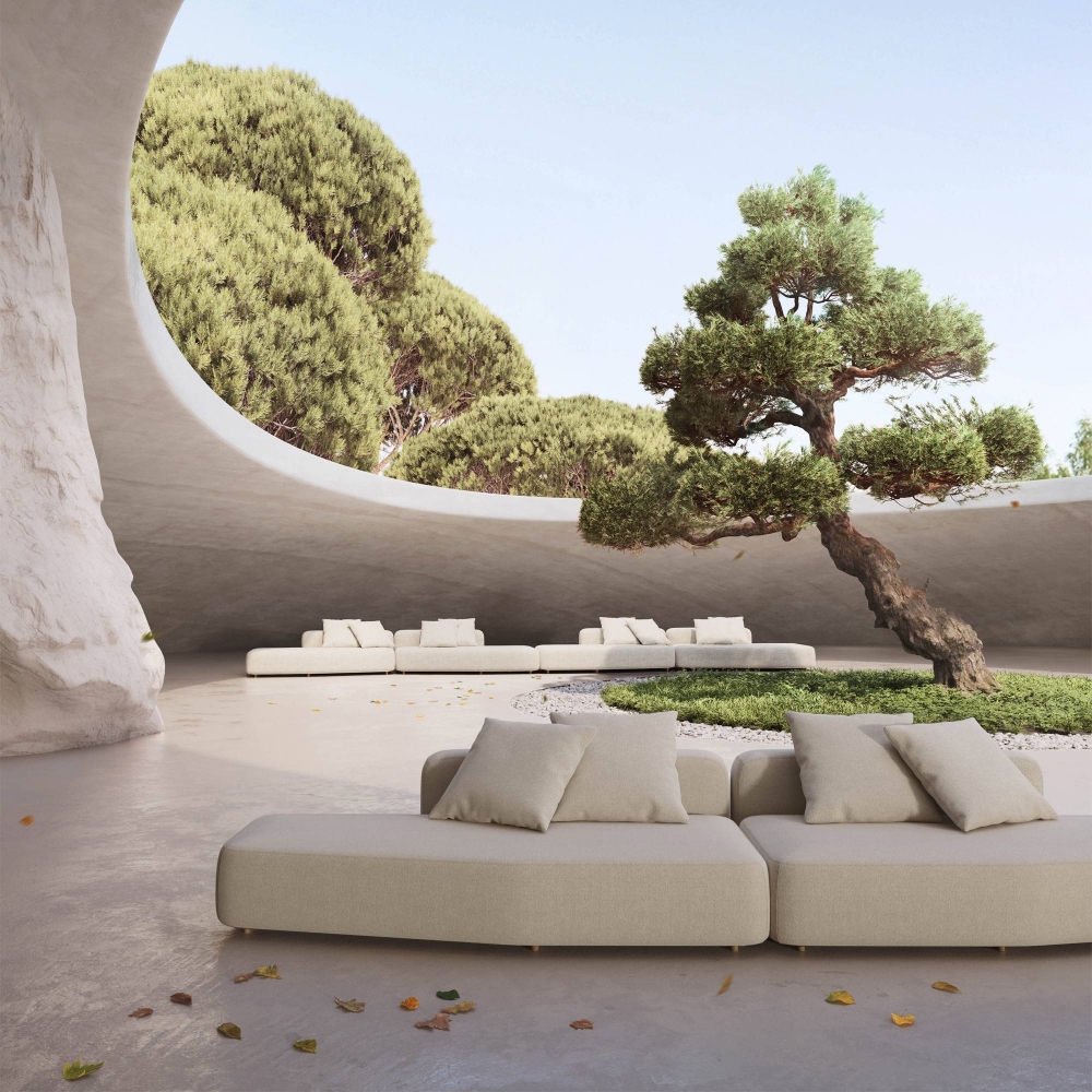 Gandia Blasco Mass modular outdoor Sofa - Composition 1