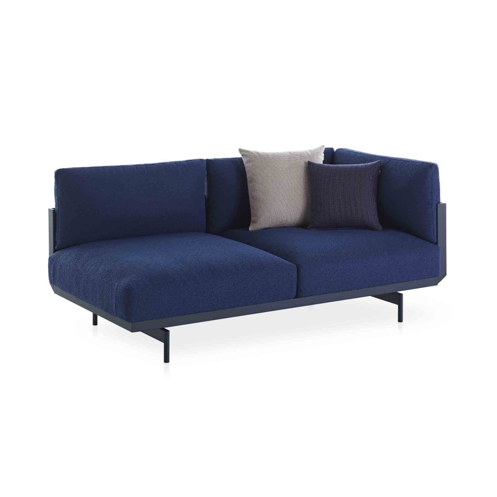 Gandia Blasco Onde outdoor modular sofa - Sectional 1 with right armrest