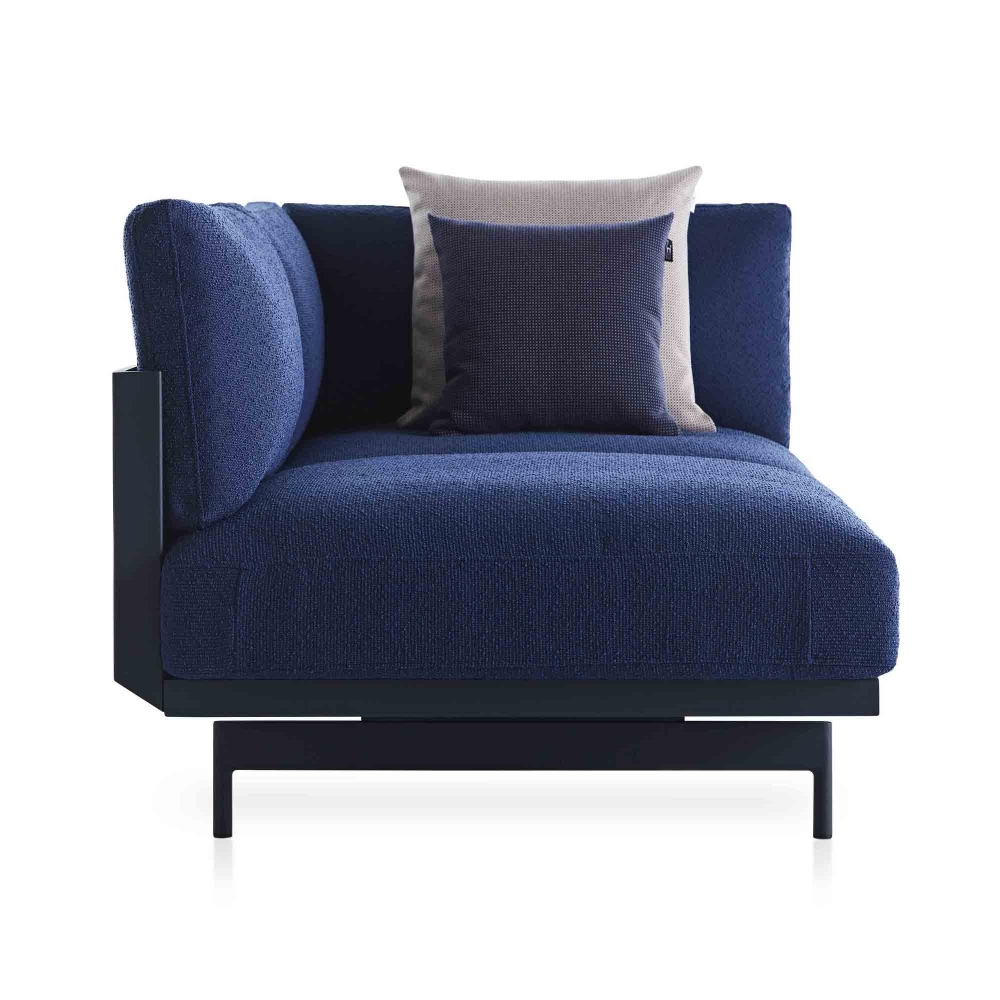 Gandia Blasco Onde outdoor modular sofa - Sectional 1 with right armrest