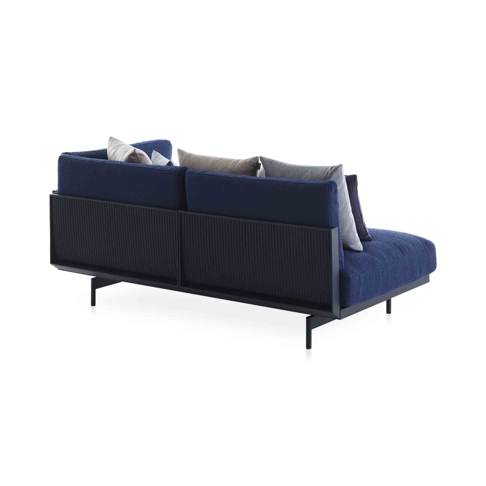 Gandia Blasco Onde outdoor modular sofa - Sectional 1 with right armrest